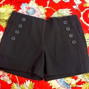 And Taylor size double zero black shorts